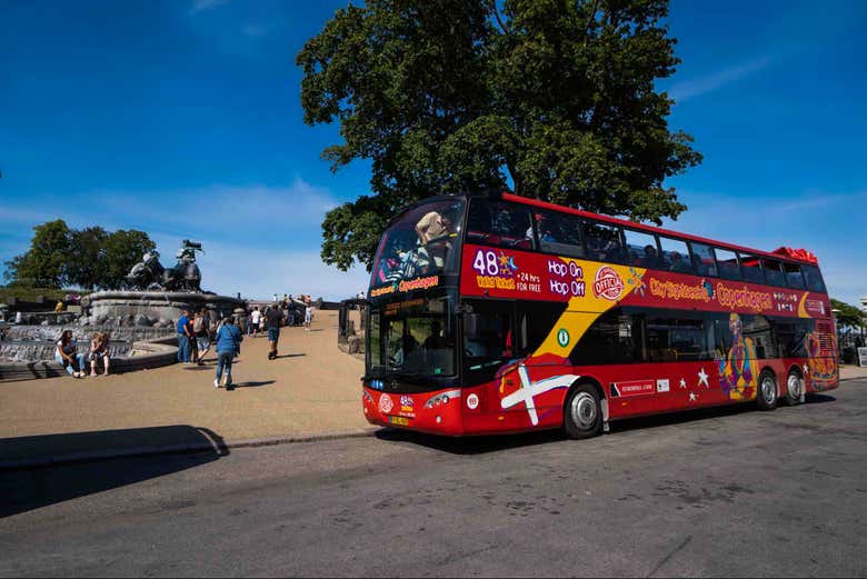 Autobús turístico de Copenhague + Paseo en barco
