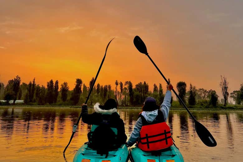 Tour en kayak por Xochimilco