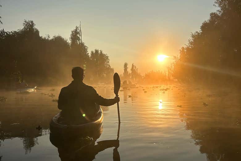 Tour en kayak por Xochimilco
