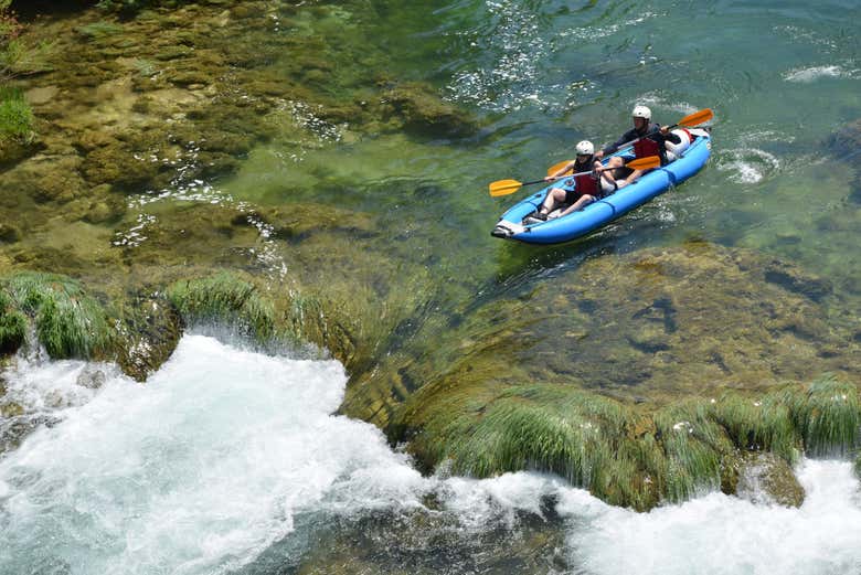 Tour en kayak en el río Zrmanja