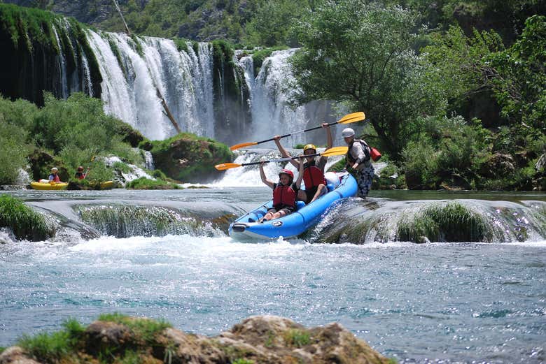 Tour en kayak en el río Zrmanja
