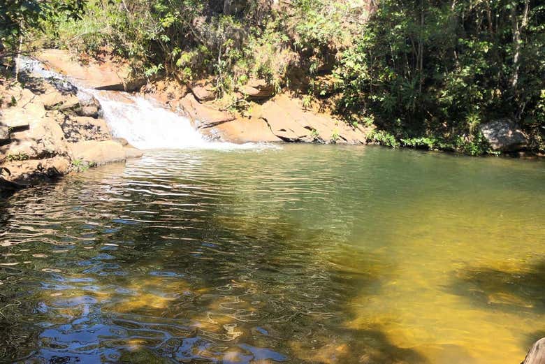 Senderismo por las cascadas de Chapada dos Guimarães