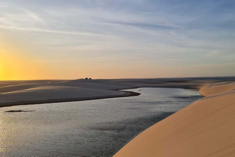 Tour al atardecer por las dunas de los Lençóis Maranhenses