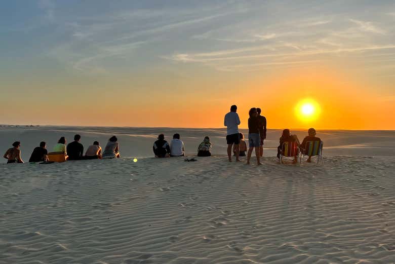 Tour al atardecer por las dunas de los Lençóis Maranhenses