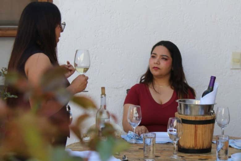 Cata de vinos y dulces parreños