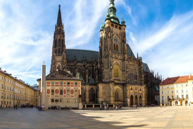 Entrada al castillo de Praga con audioguía