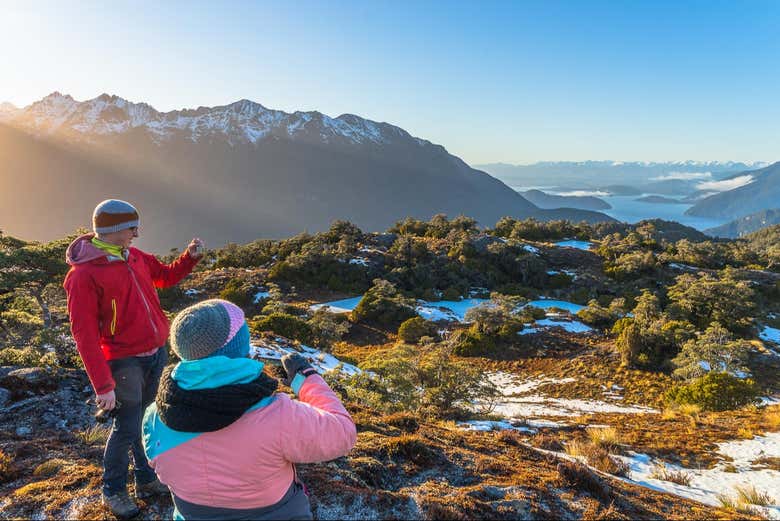 Paseo en helicóptero por el Parque Nacional de Fiordland