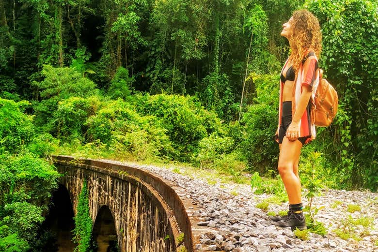 Senderismo por la Vía Verde de la Mata Atlántica