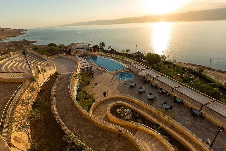 Transporte y entrada a un resort del Mar Muerto