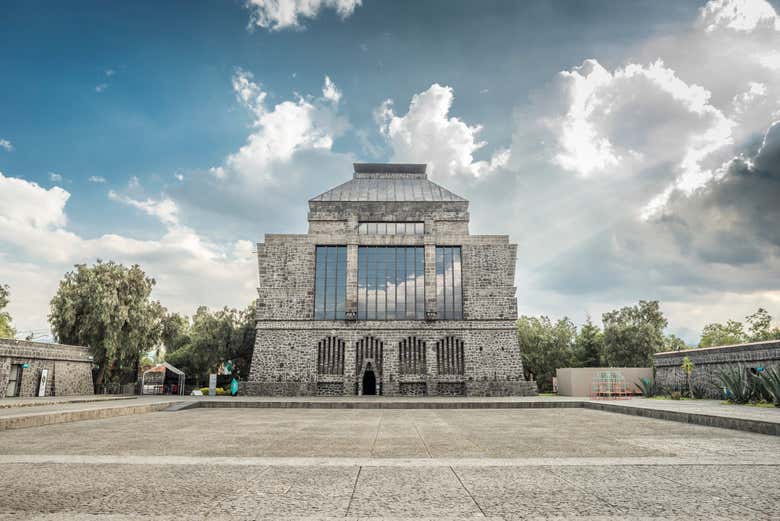 Entrada a la Casa Azul de Frida Kahlo y al Museo de Diego Rivera Anahuacalli