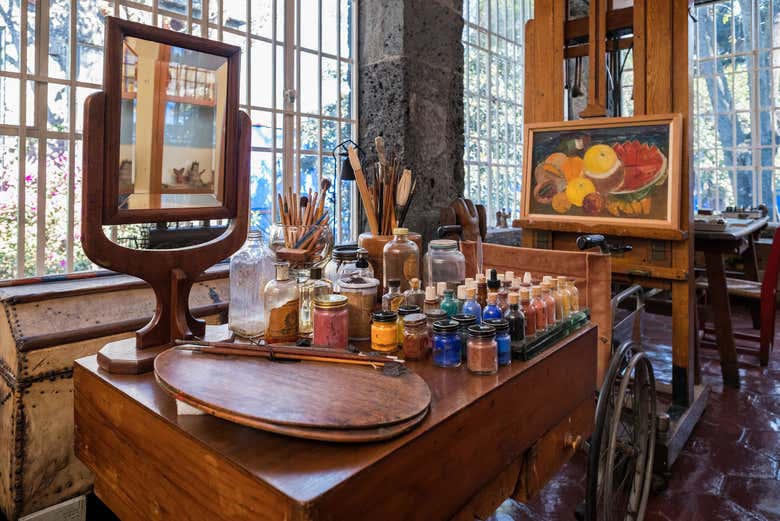 Entrada a la Casa Azul de Frida Kahlo y al Museo de Diego Rivera Anahuacalli