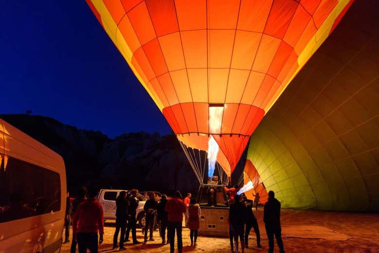 Paseo en globo por el valle de Soganli
