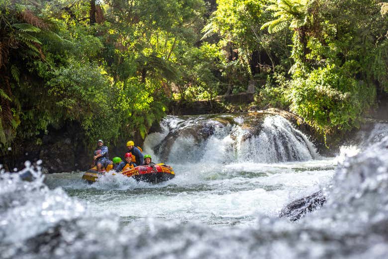 Rafting en el río Kaituna