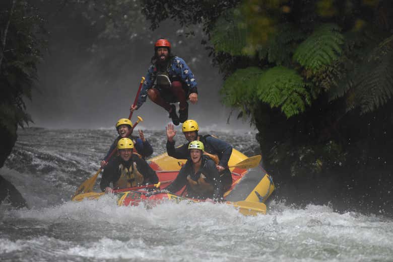 Rafting en el río Kaituna