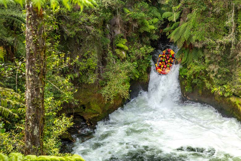 Rafting en el río Kaituna