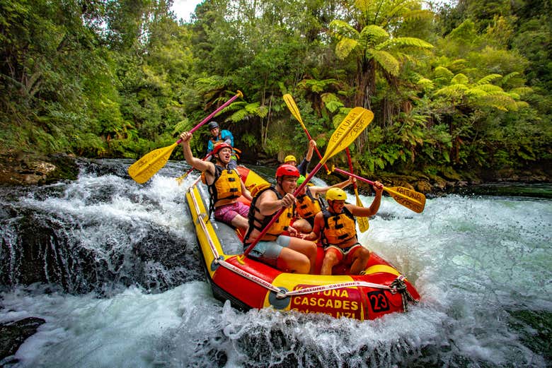 Rafting en el río Kaituna