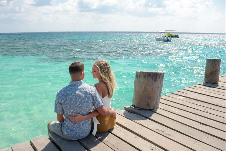 Sesión fotográfica en Puerto Morelos