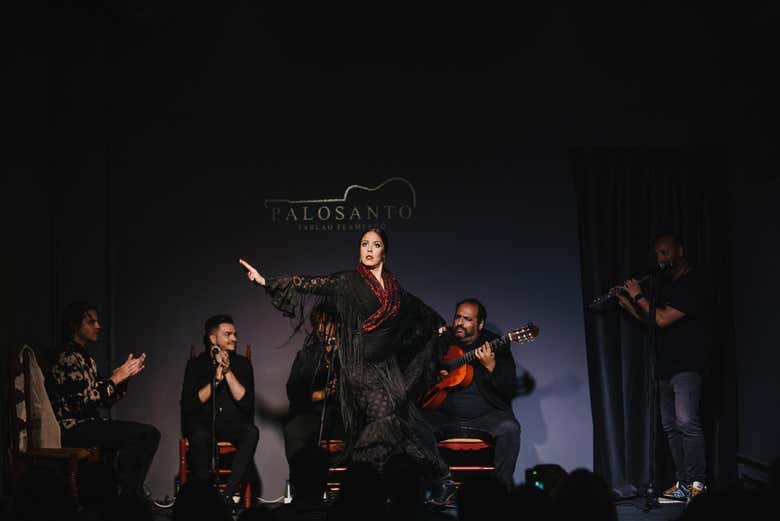 Espectáculo flamenco en el tablao Palosanto - Galería 1