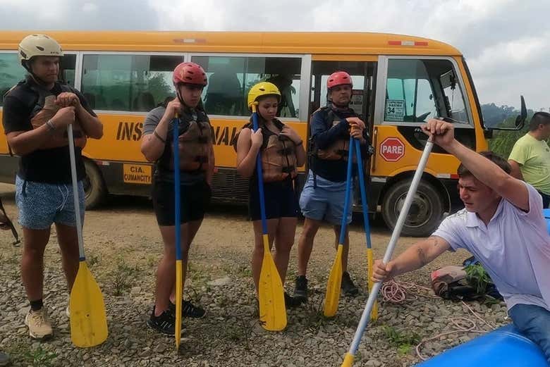 Rafting en el río Chimbo