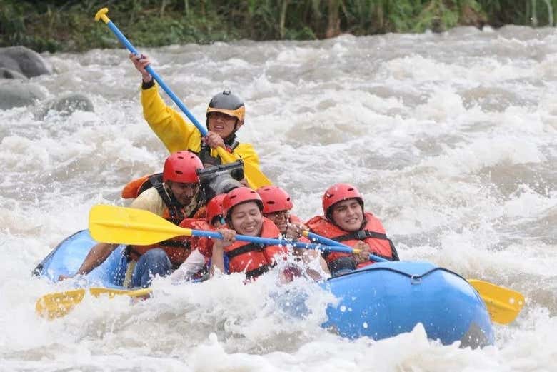 Rafting en el río Chimbo