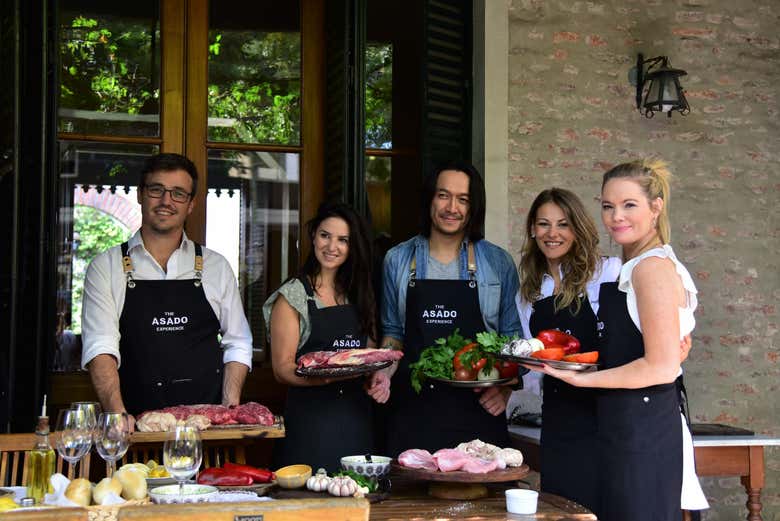 Taller de asado argentino con degustación en Buenos Aires