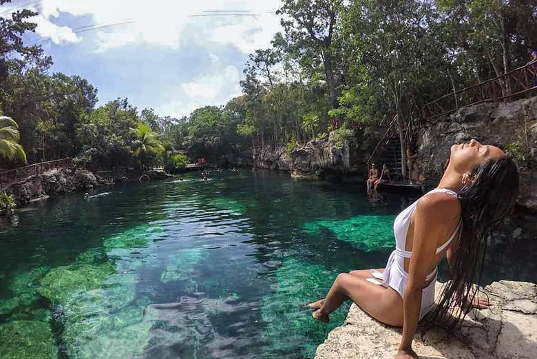 Tulum + Cenotes Casa Tortuga + Escultura Ven a la Luz