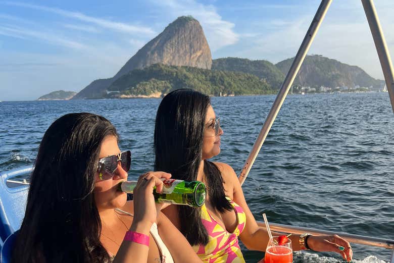 Paseo en barco por la bahía de Guanabara