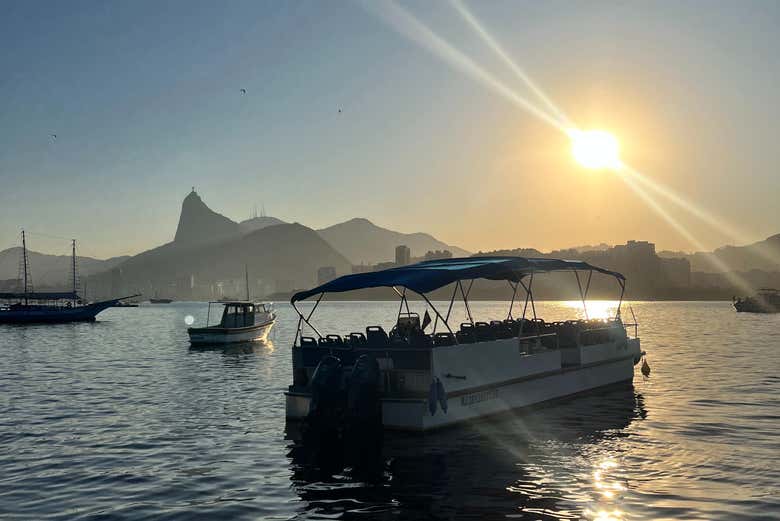 Paseo en barco por la bahía de Guanabara