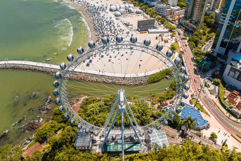 Entrada a la noria de Balneario Camboriú