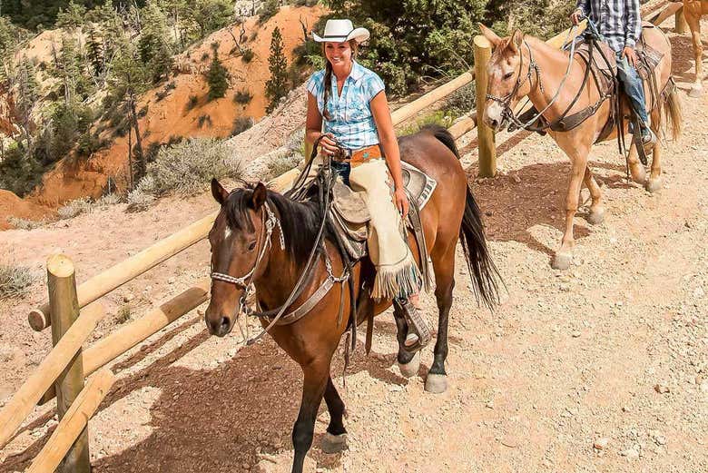 Paseo a caballo por el Cañón Bryce