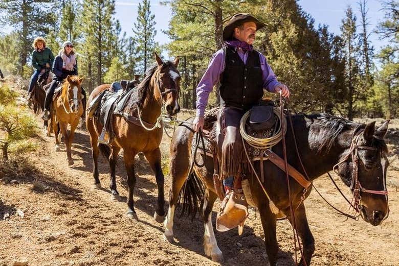 Paseo a caballo por el Cañón Bryce