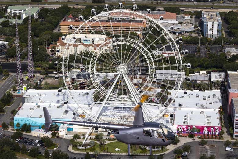 Paseo en helicóptero por Orlando y sus parques