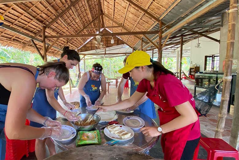 Clase de cocina vietnamita en Can Tho