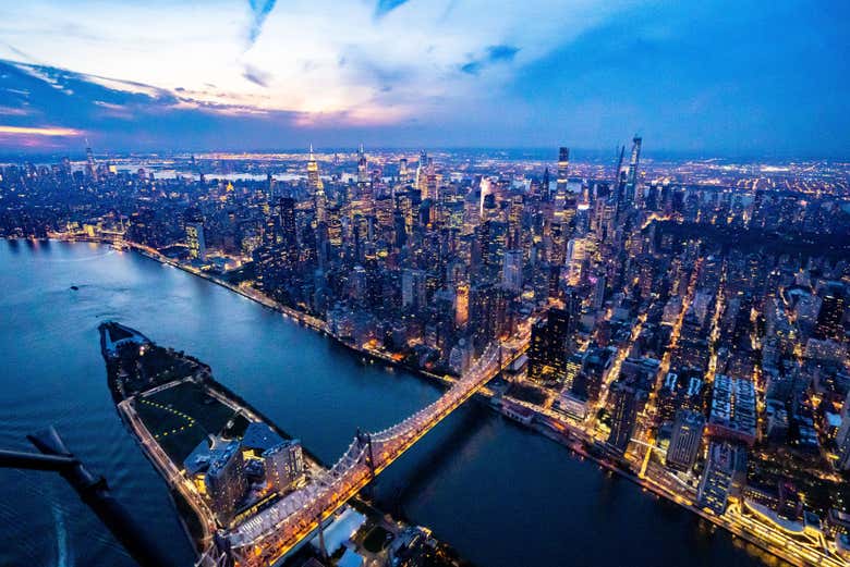 Paseo en helicóptero por Nueva York desde Westchester