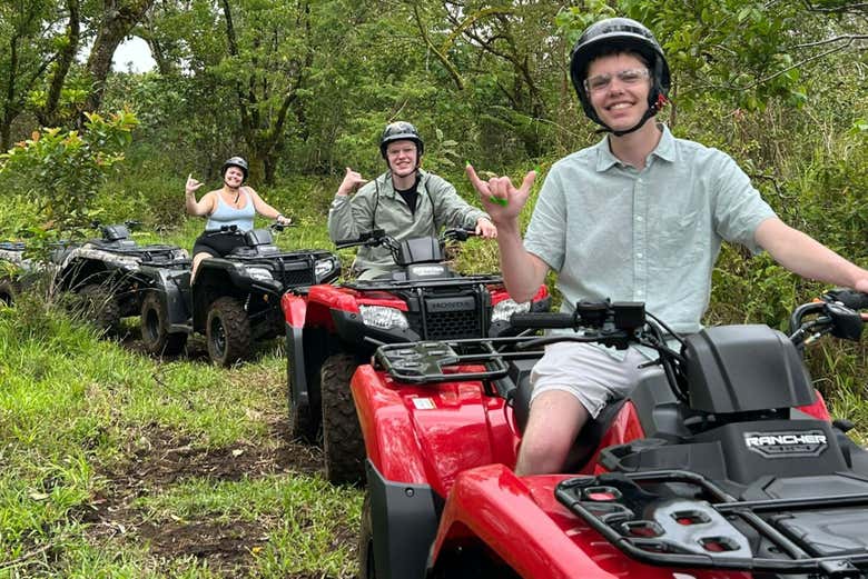 Tour en quad por el este de la Isla de Hawái