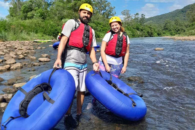 Tubing en el río Canoa
