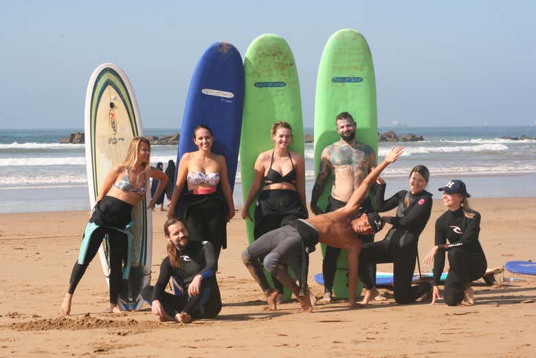 Curso de surf en Taghazout
