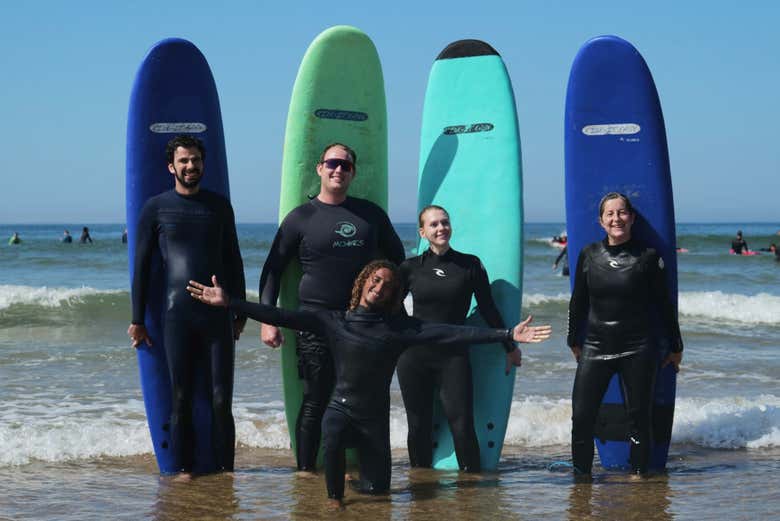 Curso de surf en Taghazout
