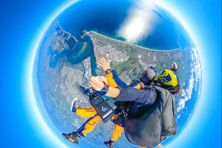 Salto en paracaídas en Tauranga