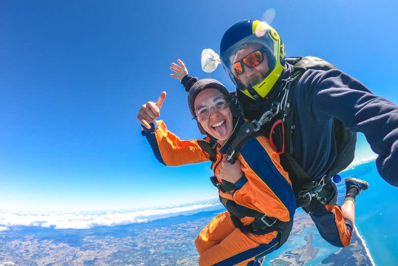 Salto en paracaídas en Tauranga