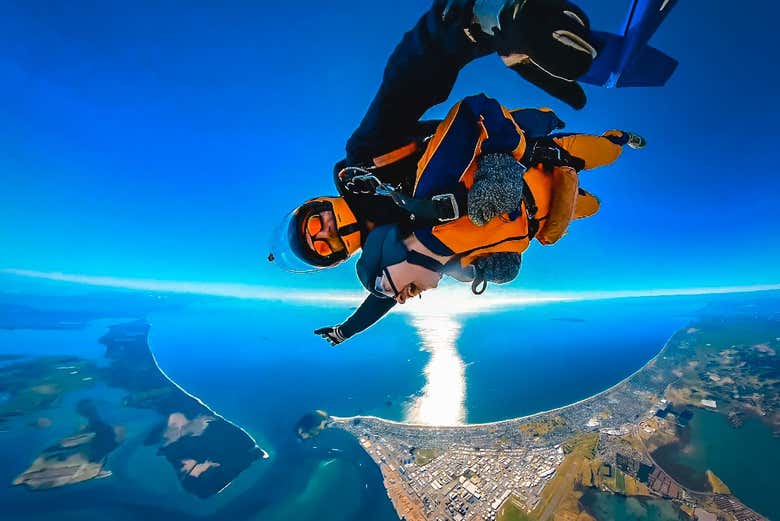 Salto en paracaídas en Tauranga