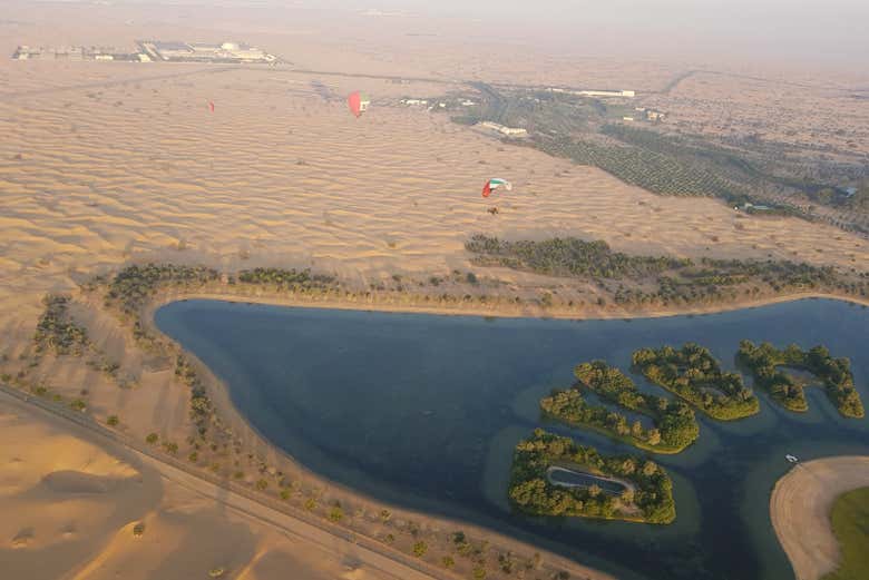 Vuelo en paramotor por Dubái