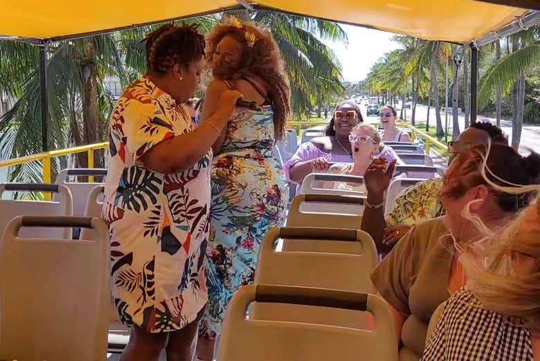 Autobús de fiesta por Cancún