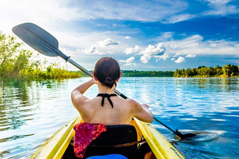 Tour en kayak por el santuario de aves Caroni