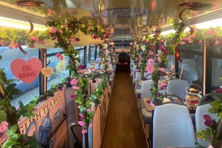 Autobús del té de la tarde