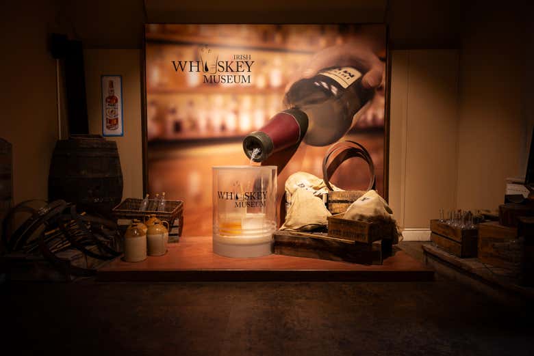 Taller de café irlandés en el Museo del Whiskey