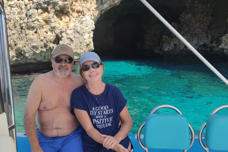 Excursión en barco por el sur de Menorca