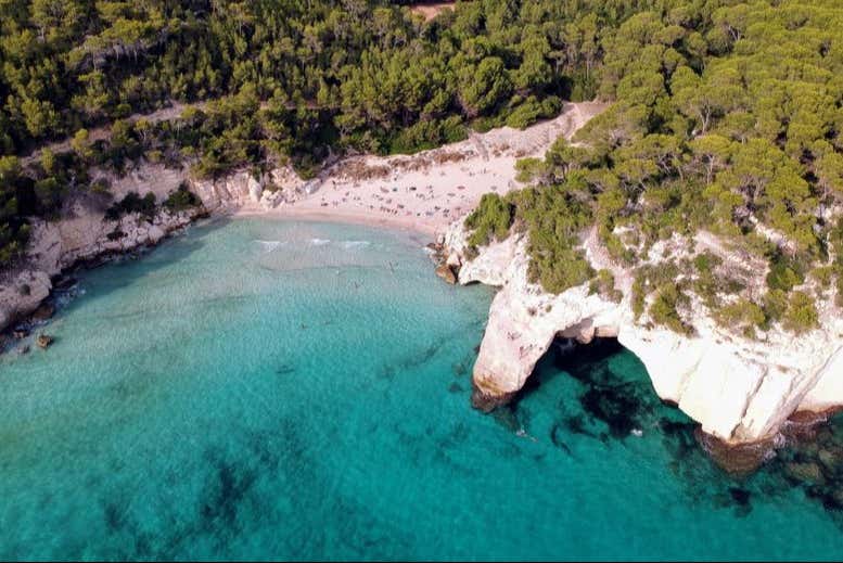 Excursión en barco por el sur de Menorca