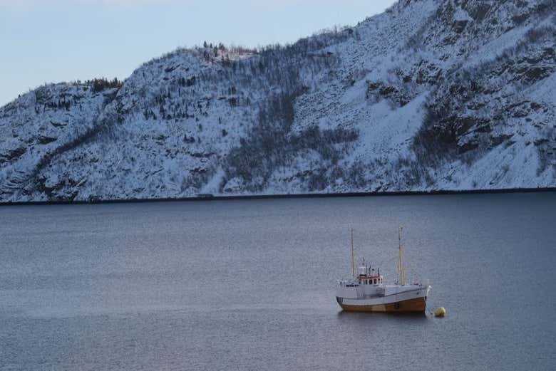 Pesca en el fiordo de Alta