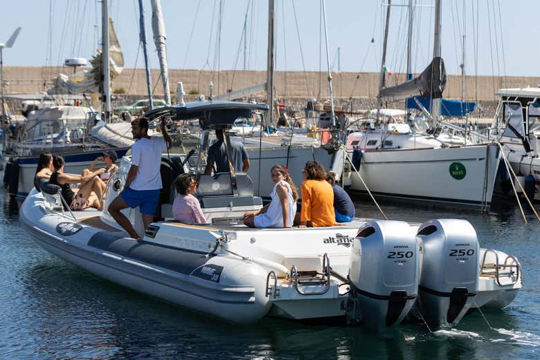 Excursión a Castellammare del Golfo en barco